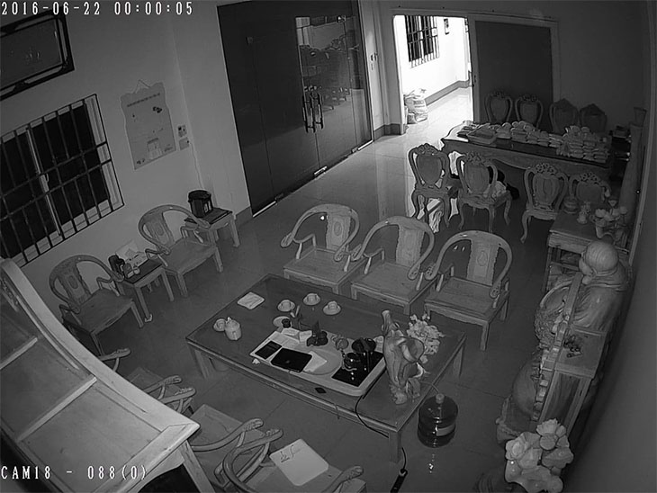 Camera sử dụng tia hồng ngoại để quan sát được ban đêm